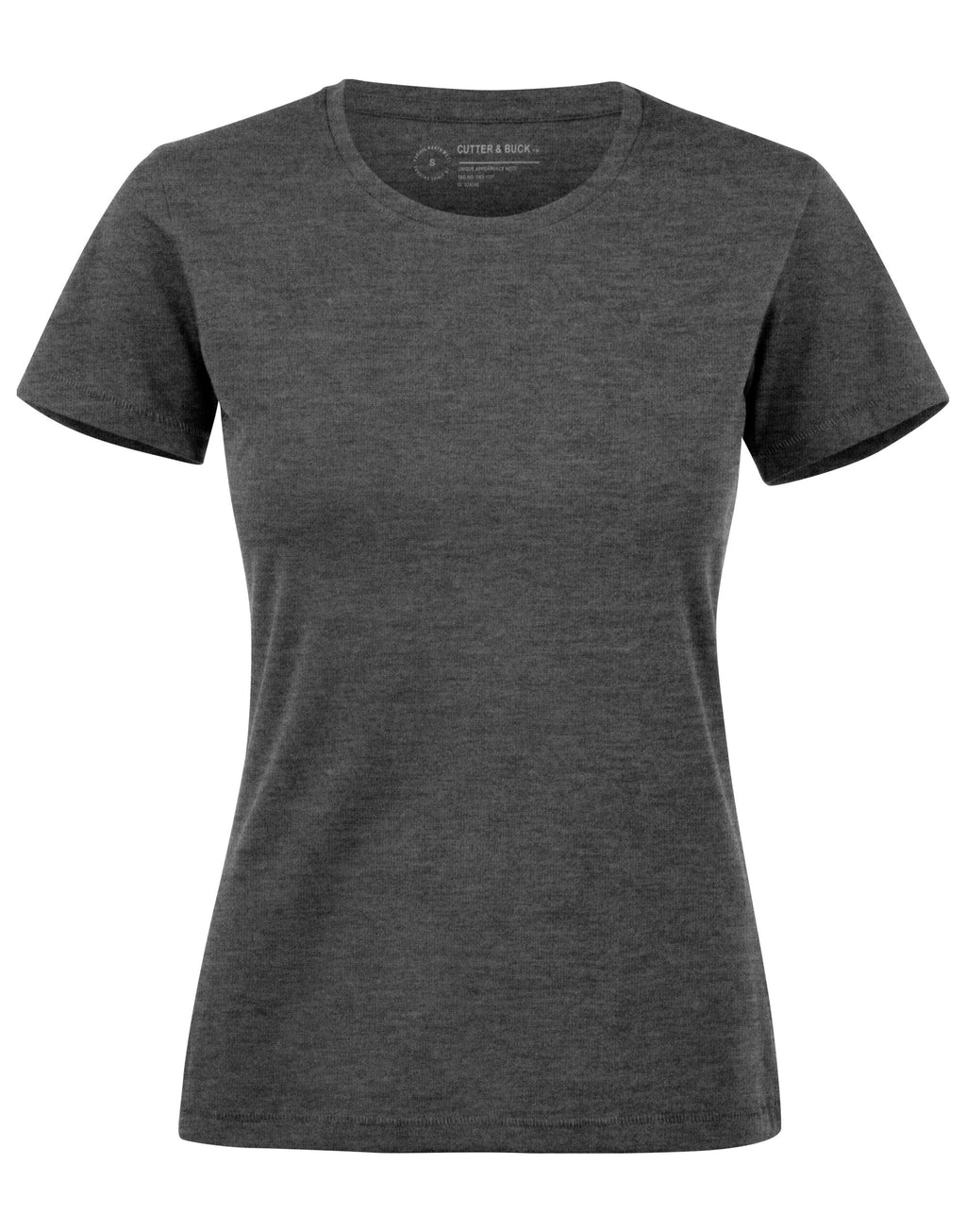 CB353409 C&B Ladies Manzanita Roundneck T-Shirt - Anthracite Melange - CB353409
