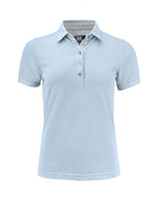 CB354421 C&B Ladies Advantage Premium Polo - Heaven Blue - CB354421
