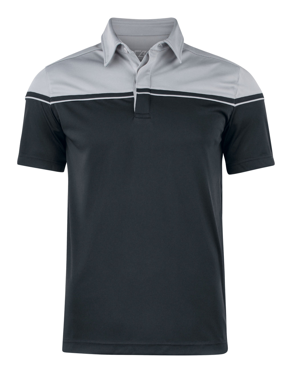 CB354428 C&B Seabeck Polo - Black/Light Grey - CB354428