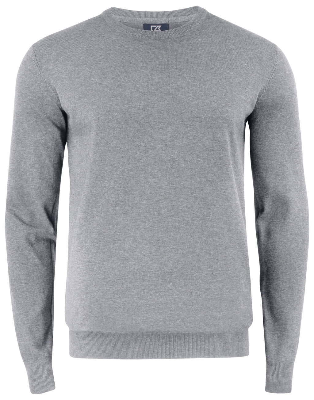 CB355416 C&B Oakville Crewneck Sweater - Grey Melange - CB355416