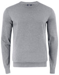 CB355416 C&B Oakville Crewneck Sweater - Grey Melange - CB355416