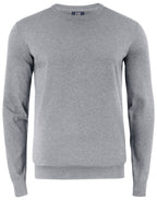 CB355416 C&B Oakville Crewneck Sweater - Grey Melange - CB355416