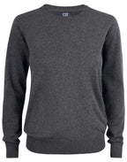 CB355417 C&B Ladies Oakville Crewneck Sweat - Anthracite Melange - CB355417