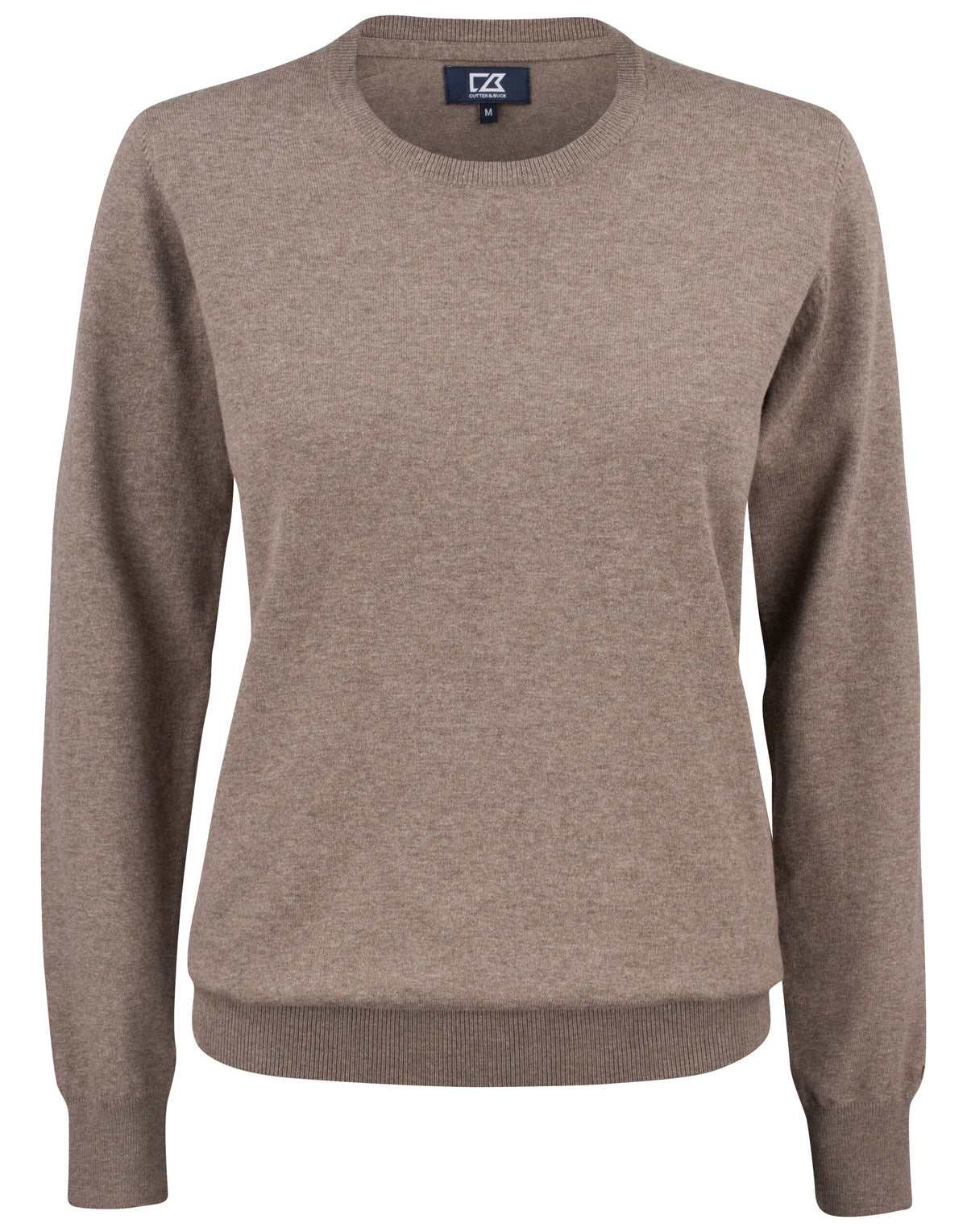 CB355417 C&B Ladies Oakville Crewneck Sweat - Nougat Melange - CB355417