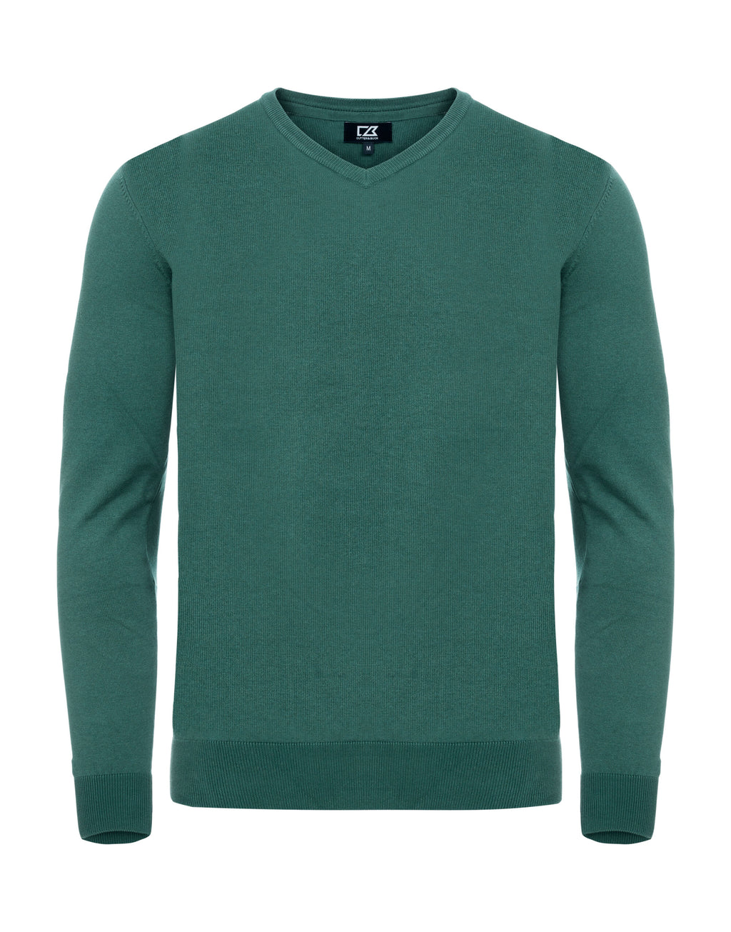 CB355418 C&B Oakville V-Neck Sweater - Pine Green - CB355418