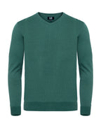 CB355418 C&B Oakville V-Neck Sweater - Pine Green - CB355418