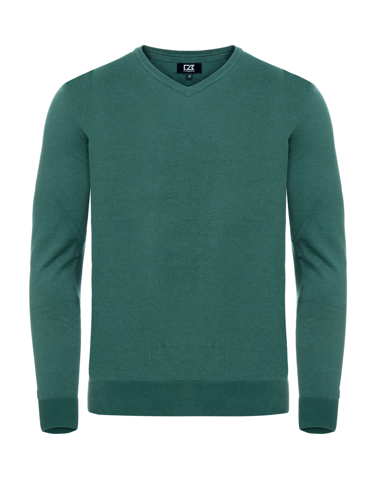 CB355418 C&B Oakville V-Neck Sweater - Pine Green - CB355418