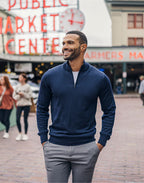 C&B Everett Half Zip Sweater