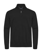CB355428 C&B Oakville Half Zip Sweater - Black - CB355428