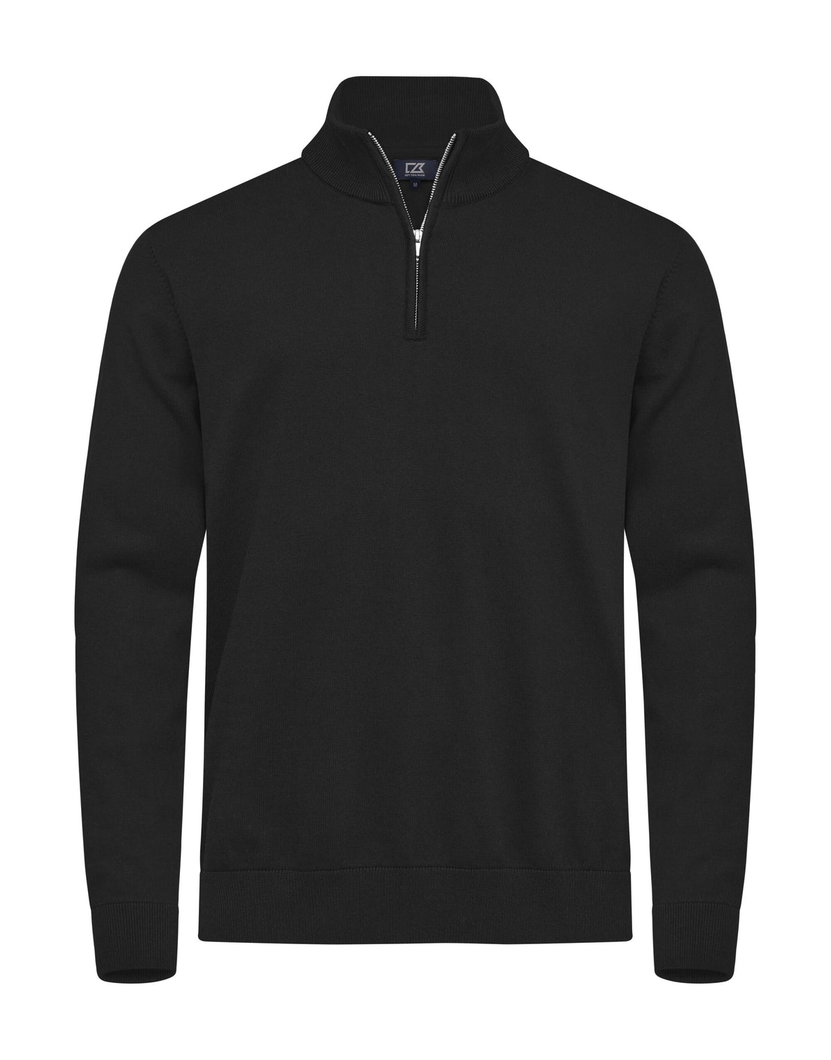 CB355428 C&B Oakville Half Zip Sweater - Black - CB355428