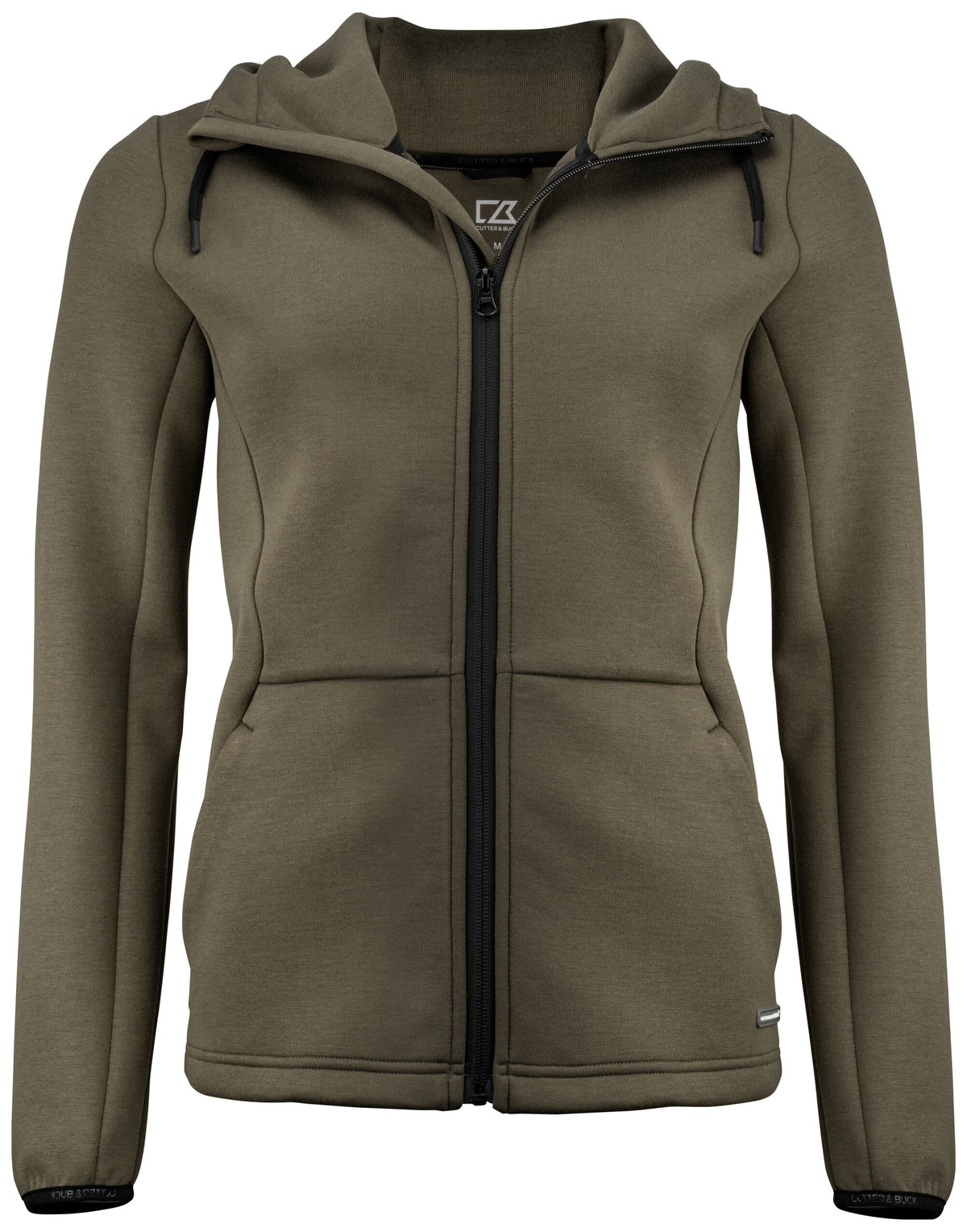 CB358419 C&B Ladies Pemberton Full Zip Hood - Ivy Green - CB358419