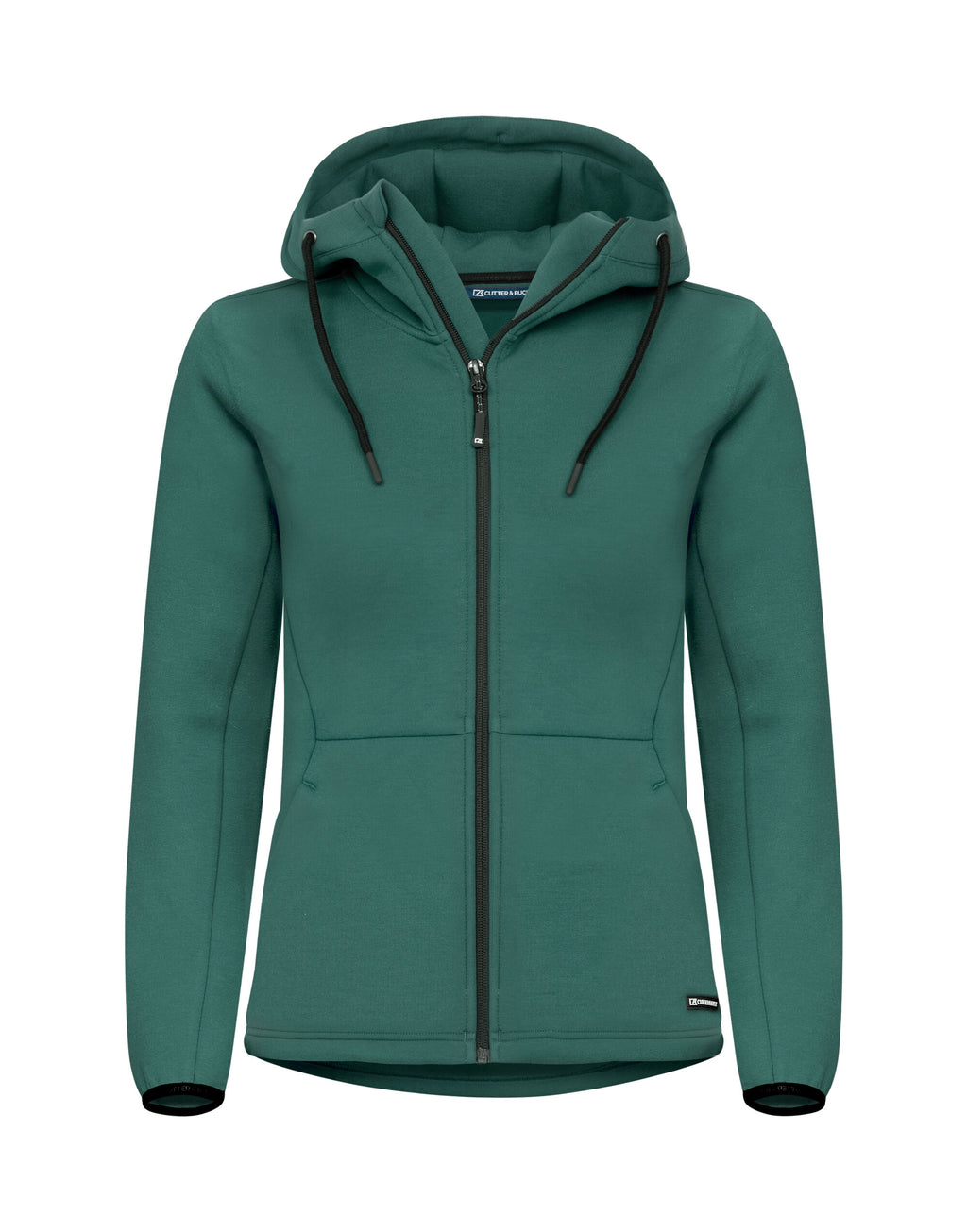 CB358419 C&B Ladies Pemberton Full Zip Hood - Pine Green - CB358419