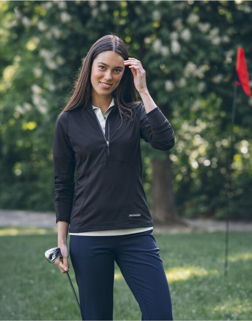 CB358425 C&B Ladies Adapt Half Zip