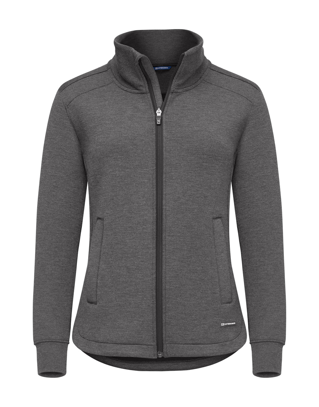 CB358427 C&B Ladies Pemberton Full Zip Sweatshirt - Anthracite Melange - CB358427