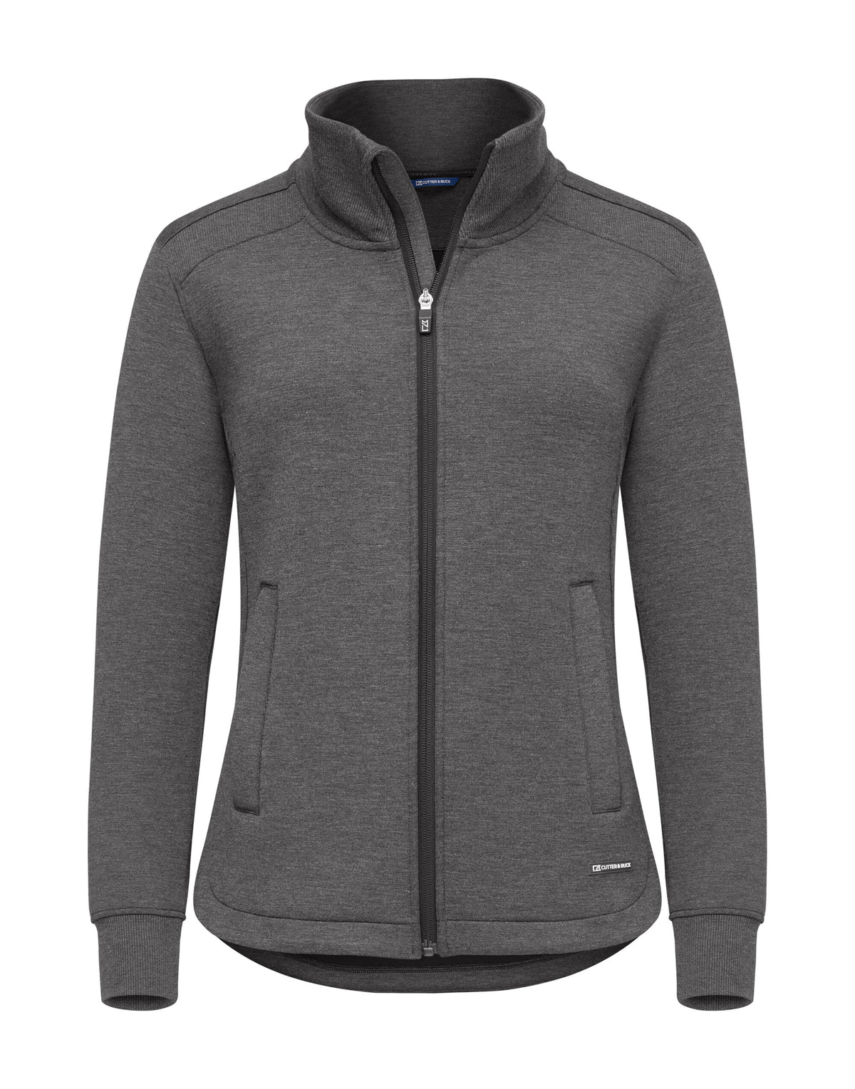 CB358427 C&B Ladies Pemberton Full Zip Sweatshirt - Anthracite Melange - CB358427