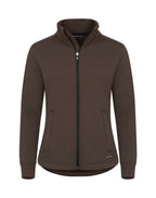 CB358427 C&B Ladies Pemberton Full Zip Sweatshirt - Dark Mocca - CB358427