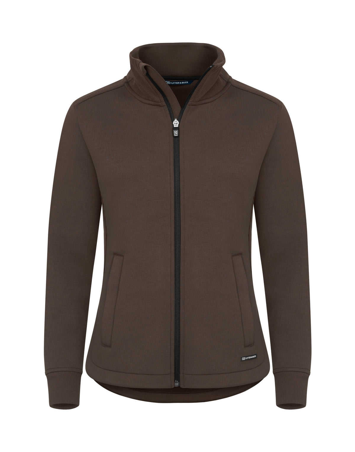 CB358427 C&B Ladies Pemberton Full Zip Sweatshirt - Dark Mocca - CB358427