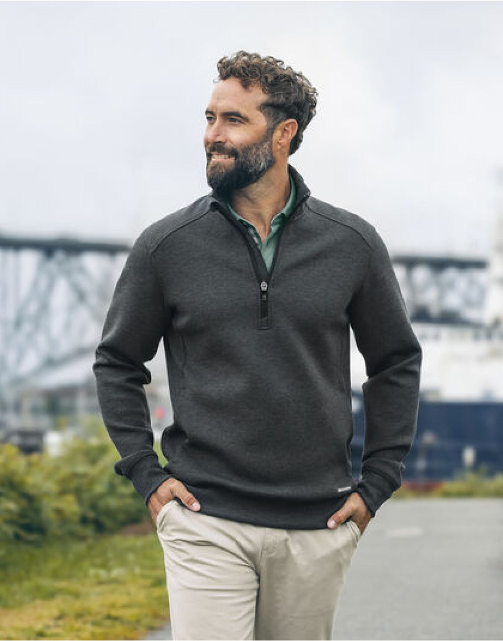 CB358434 C&B Pemberton Half Zip