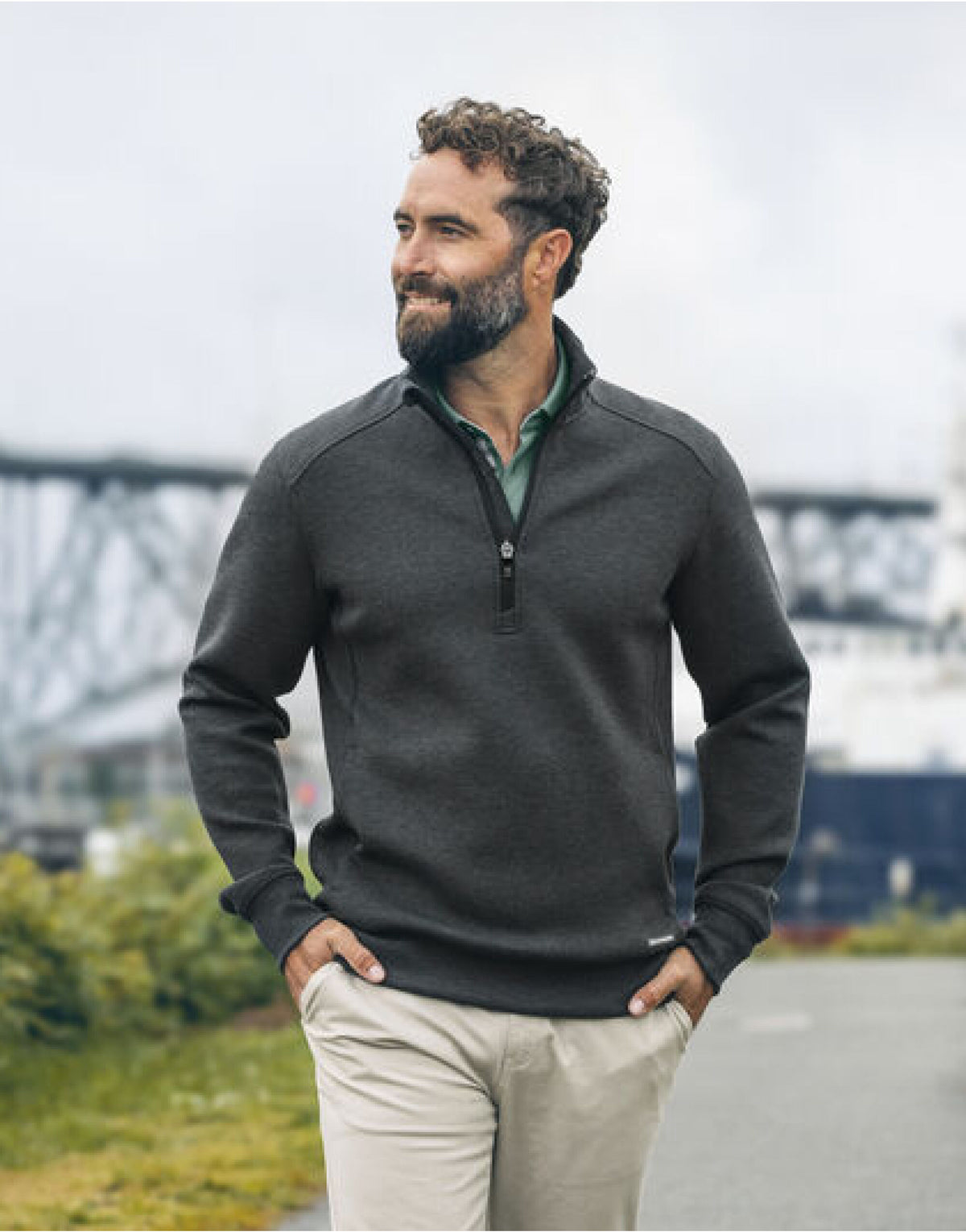 CB358434 C&B Pemberton Half Zip