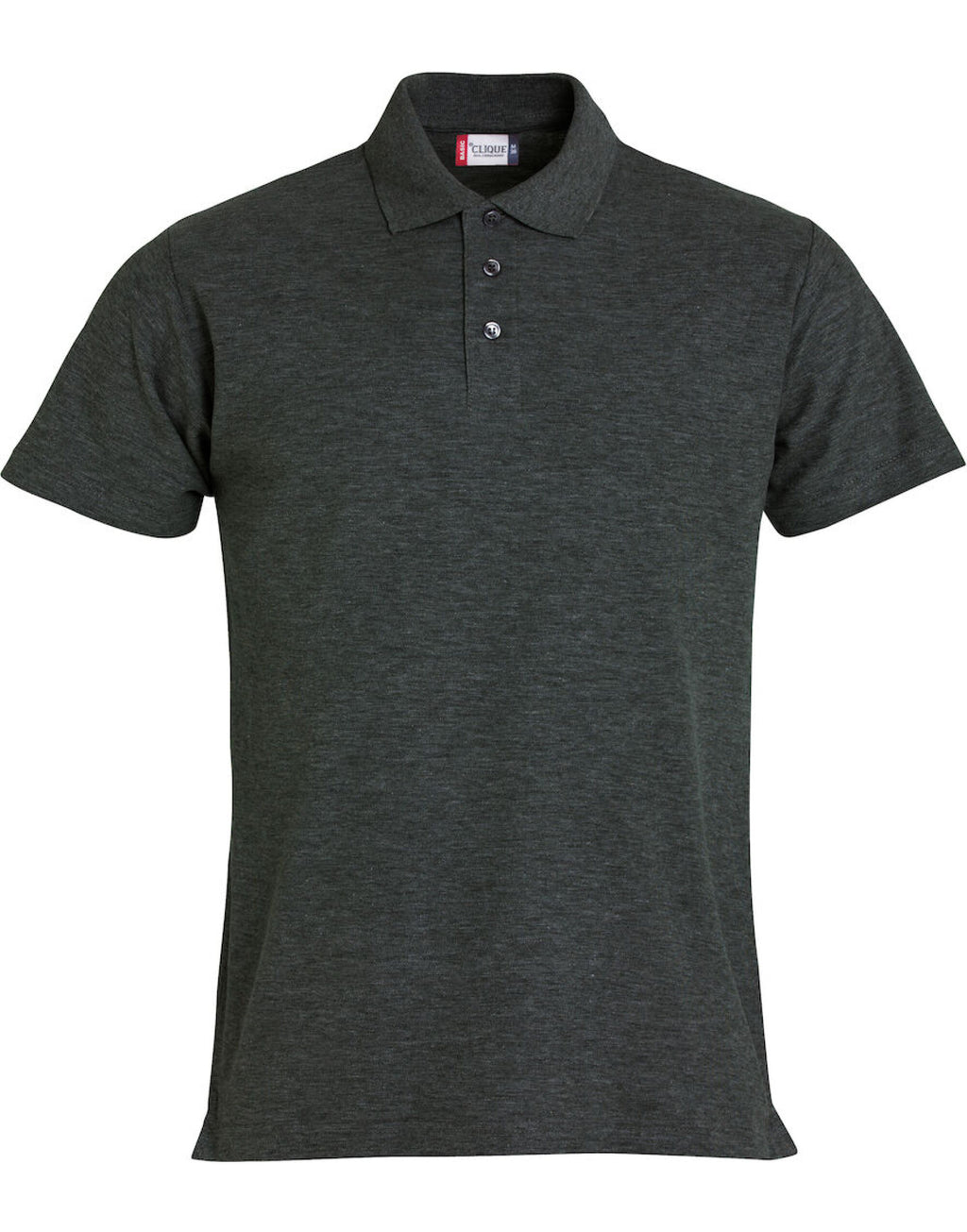 CQ028230 Clique Basic Polo - Anthracite Melange - CQ028230