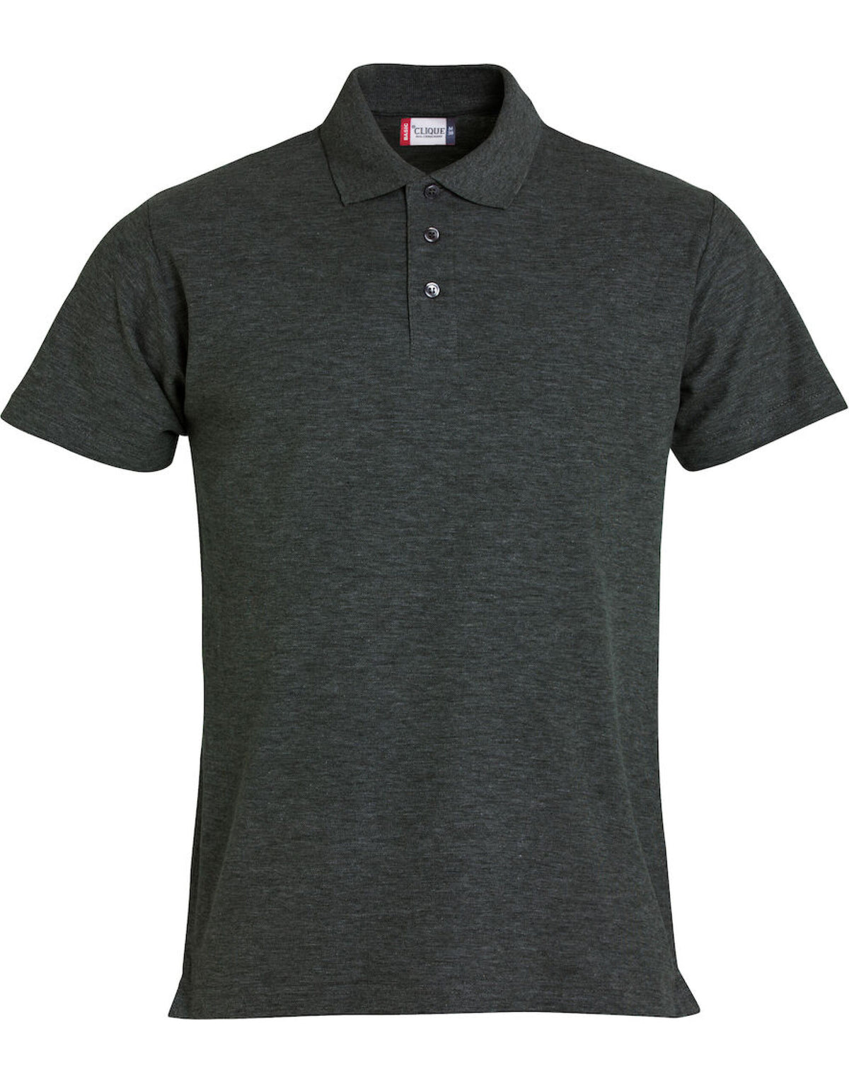 CQ028230 Clique Basic Polo - Anthracite Melange - CQ028230