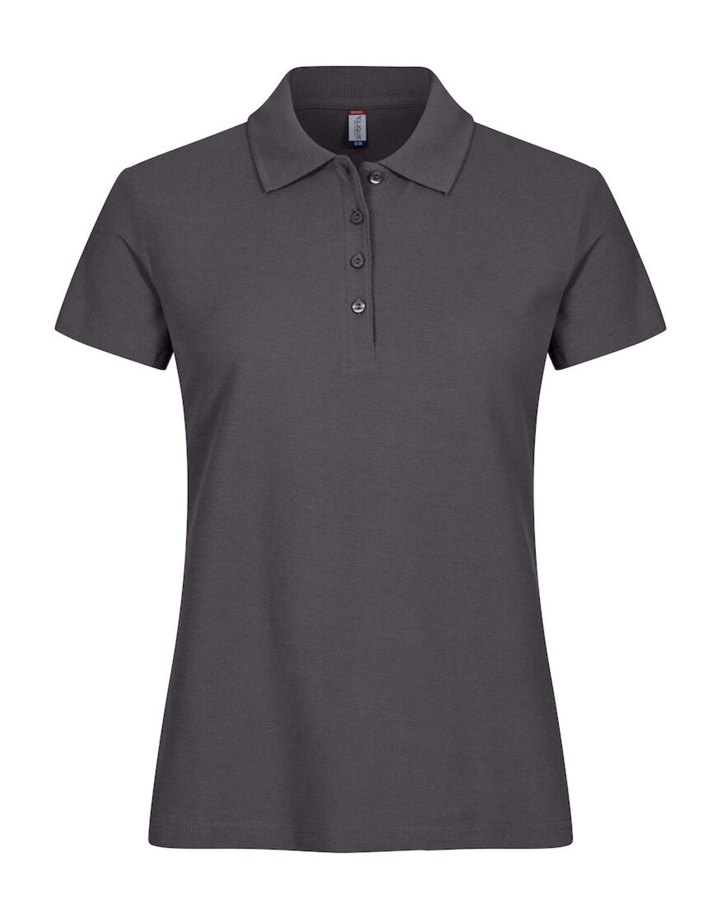 CQ028231 Clique Ladies Basic Polo - Metal Grey - CQ028231
