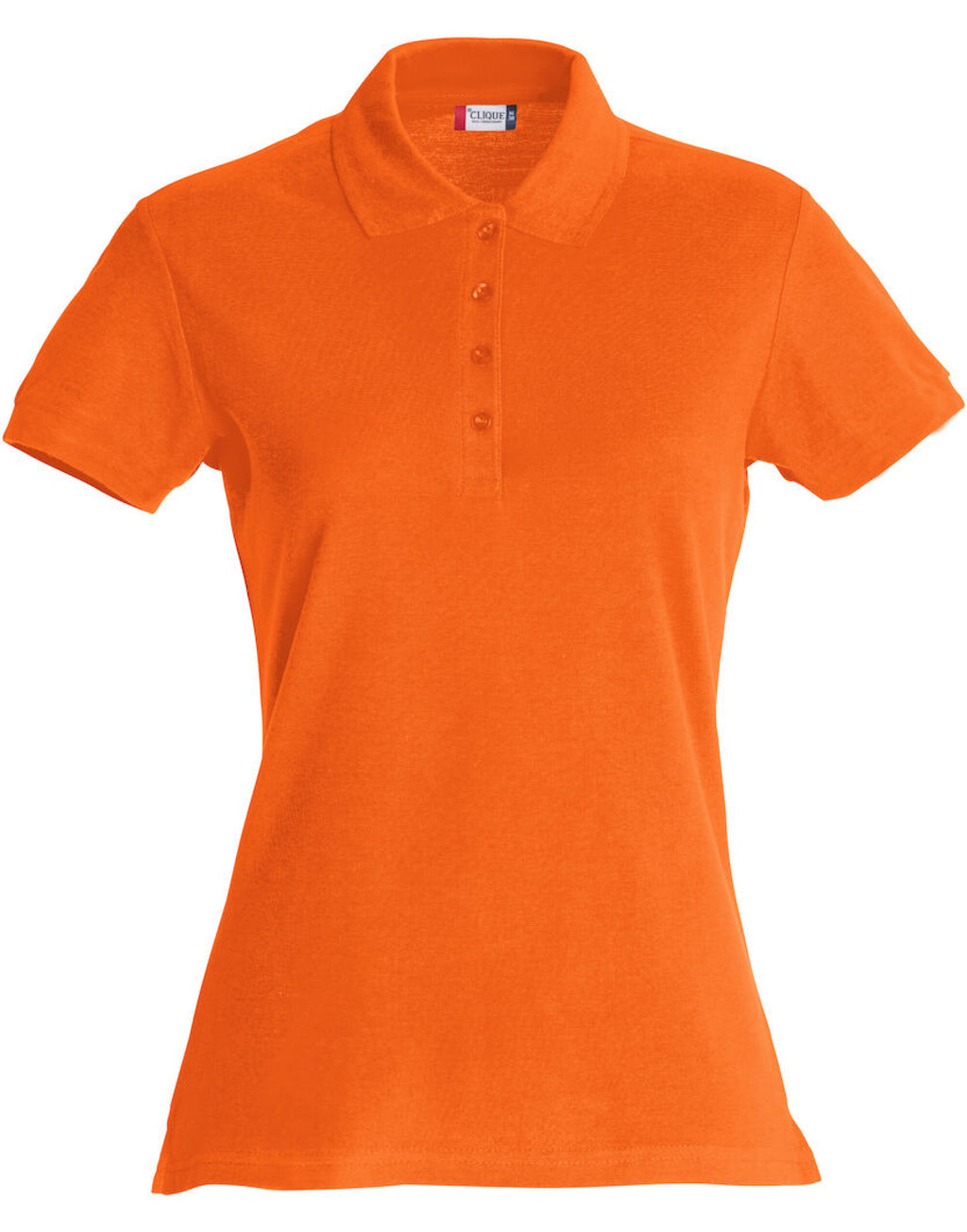 CQ028231 Clique Ladies Basic Polo - Blood Orange - CQ028231