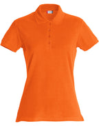 CQ028231 Clique Ladies Basic Polo - Blood Orange - CQ028231