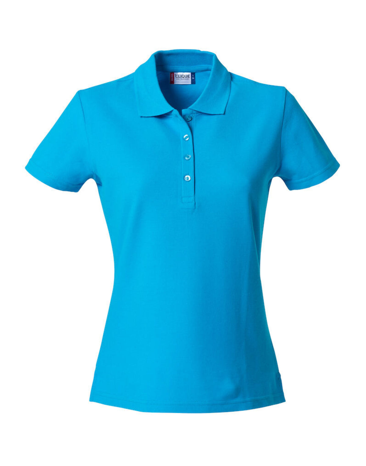 CQ028231 Clique Ladies Basic Polo - Turquoise - CQ028231