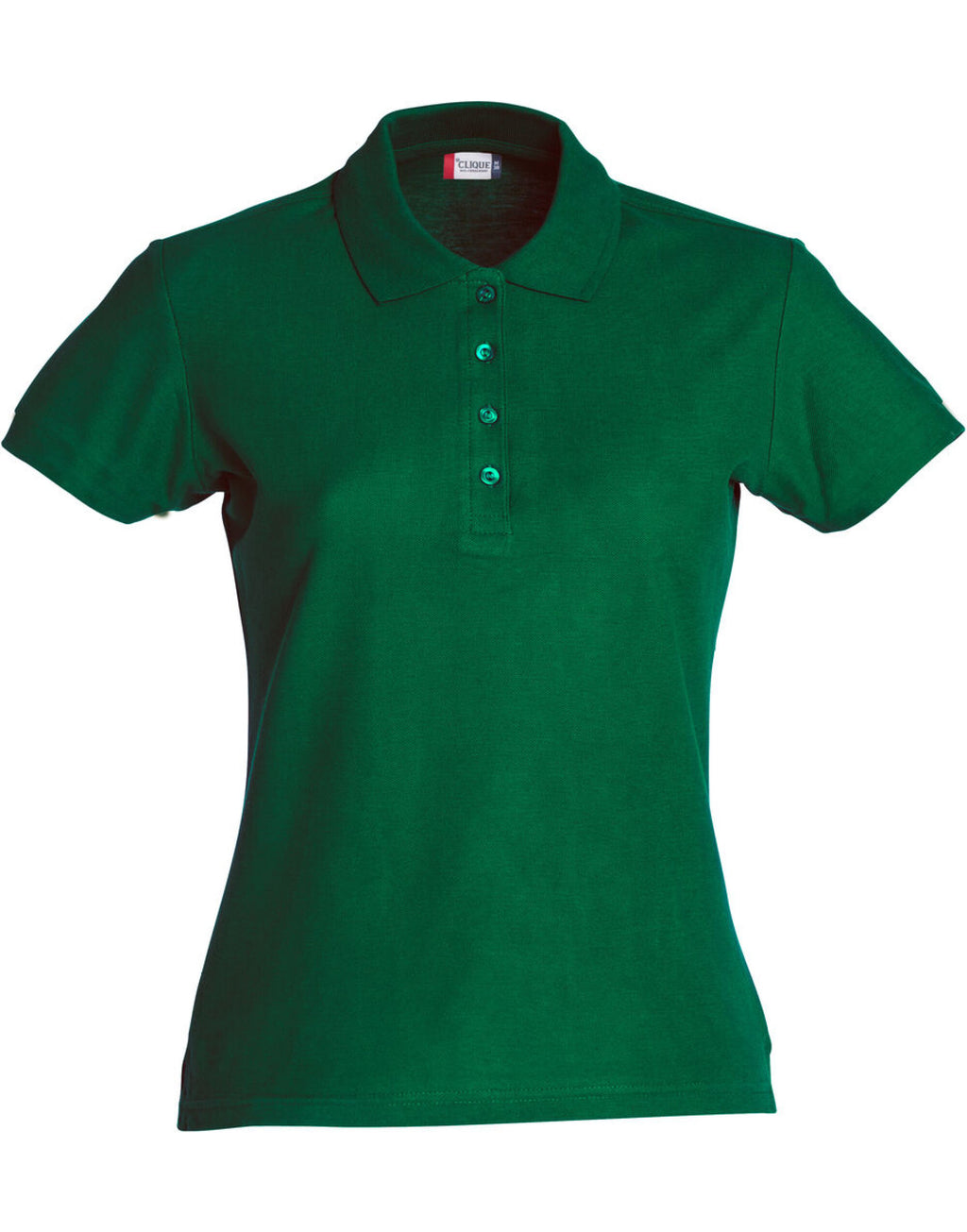 CQ028231 Clique Ladies Basic Polo - Bottle Green - CQ028231