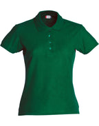 CQ028231 Clique Ladies Basic Polo - Bottle Green - CQ028231