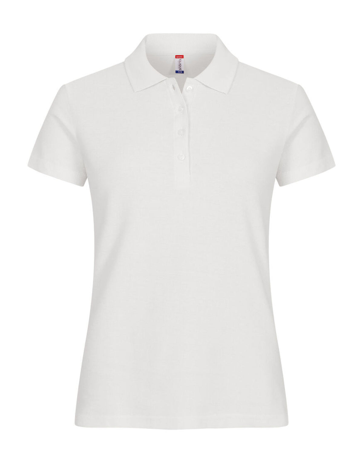 CQ028231 Clique Ladies Basic Polo - Off White - CQ028231