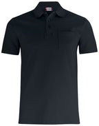 CQ028255 Clique Basic Polo With Pocket - Black - CQ028255