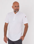 DF130 Denny's Le Chef Pique Chef Shirt - White - DF130