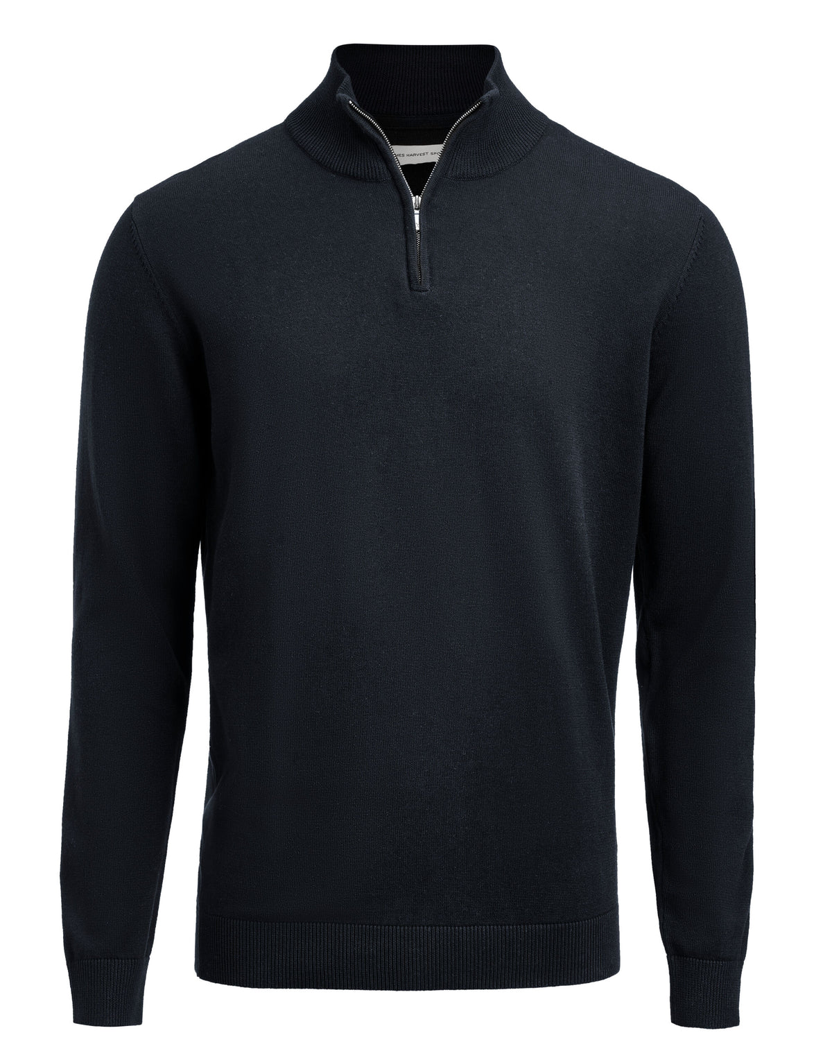 HAR2112515 James Harvest Ashland 1/2 Zip Sweater - Navy - HAR2112515