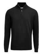HAR2112515 James Harvest Ashland 1/2 Zip Sweater - Black - HAR2112515