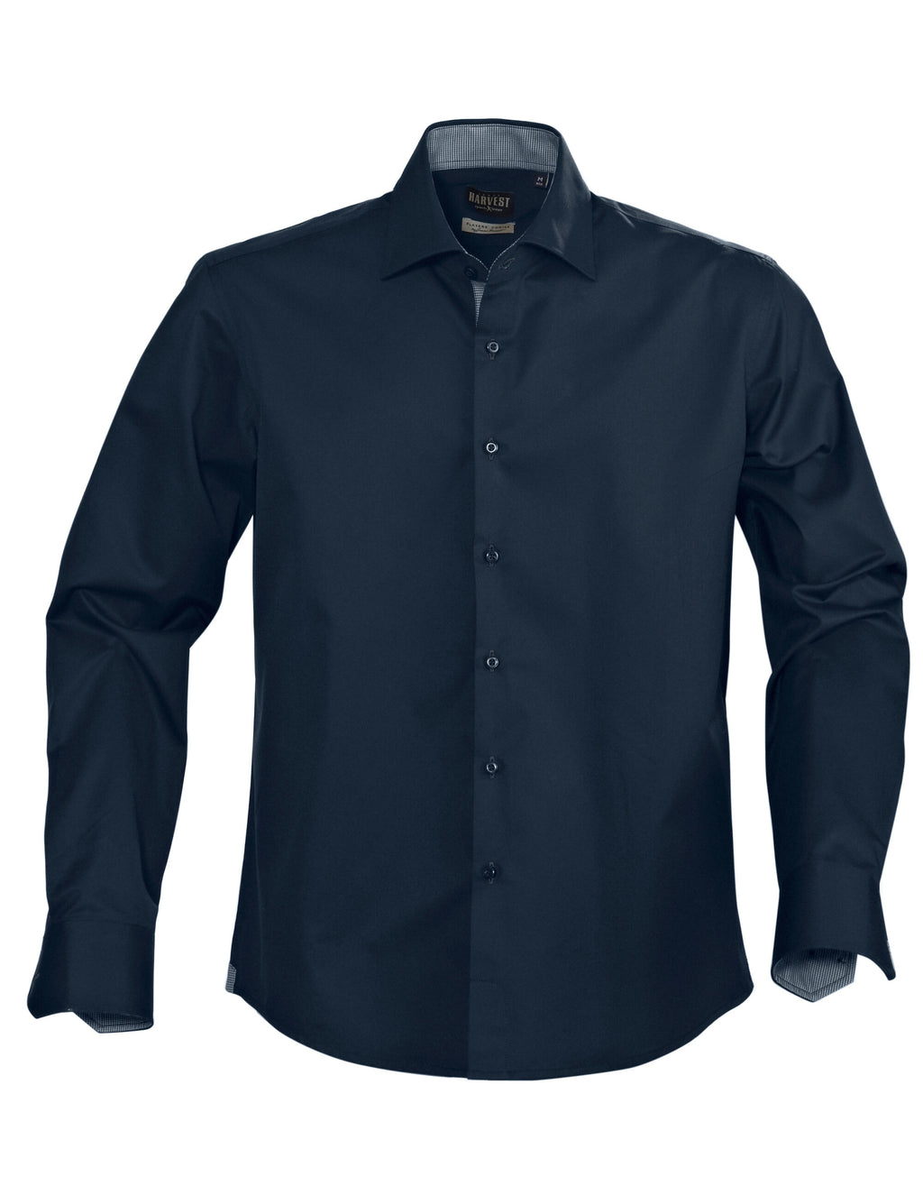 HAR2113030 James Harvest Baltimore Shirt - Navy - HAR2113030