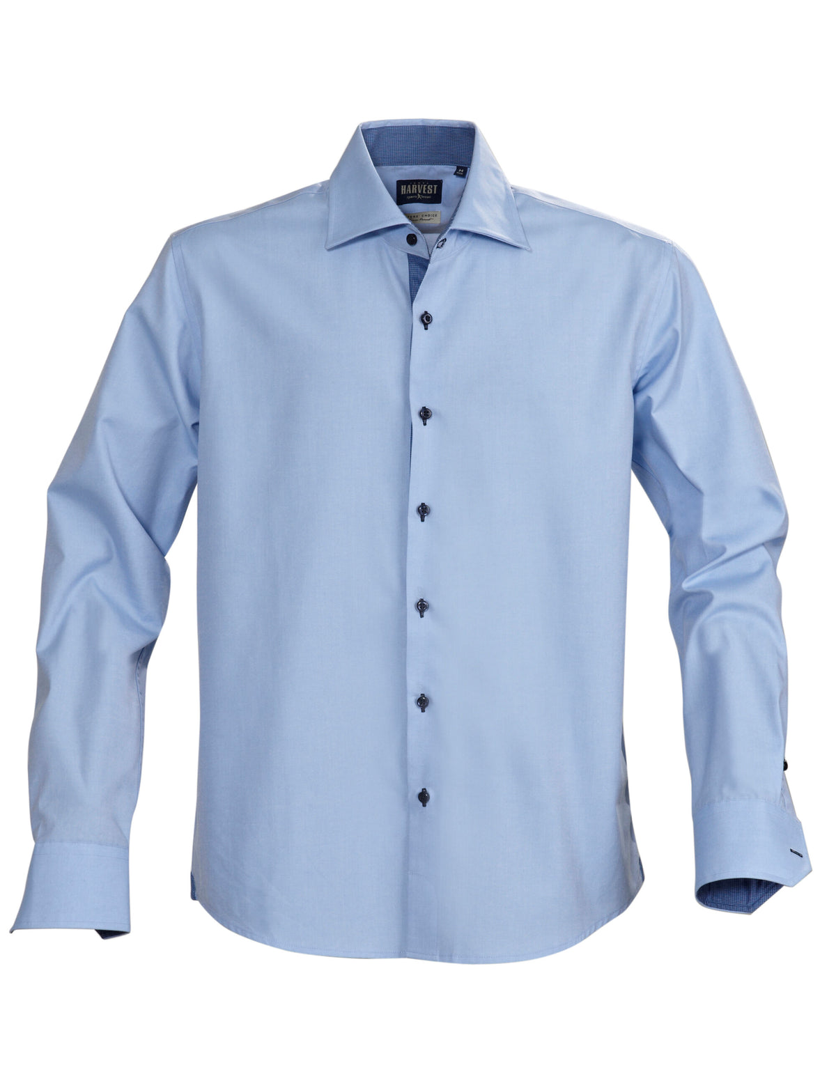 HAR2113030 James Harvest Baltimore Shirt - Light Blue - HAR2113030