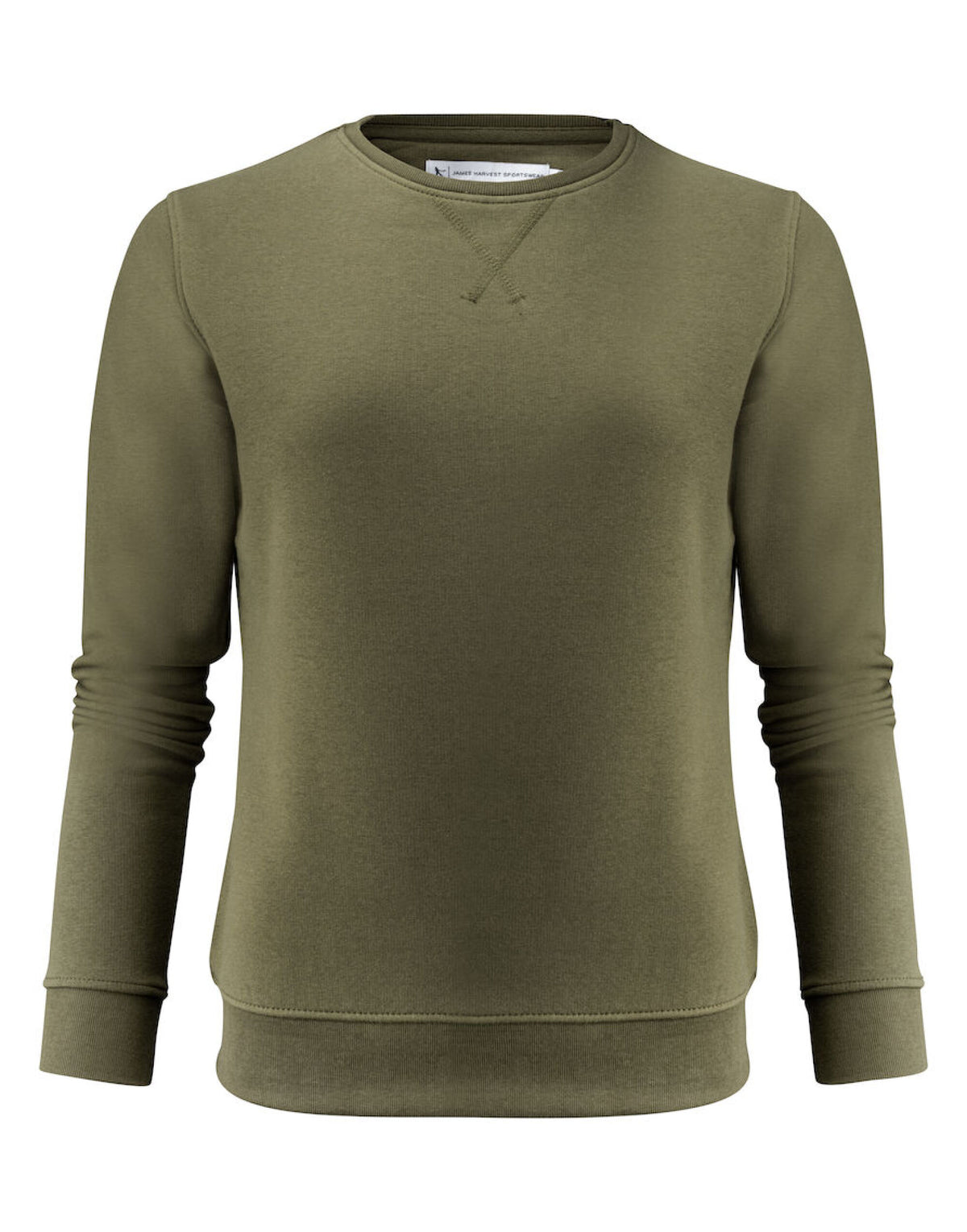 HAR2122040 James Harvest Alder Heights Ladies Sweat - Moss Green - HAR2122040