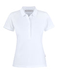 HAR2125034 James Harvest Sunset Ladies Polo - White - HAR2125034
