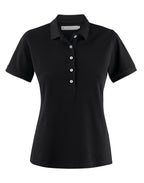 HAR2125034 James Harvest Sunset Ladies Polo - Black - HAR2125034