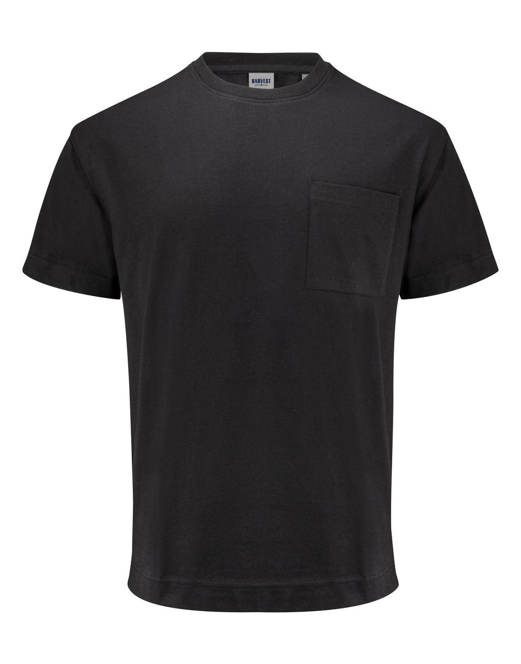 HAR2134019 James Harvest Devons Relaxed Fit T-Shirt - Black - HAR2134019