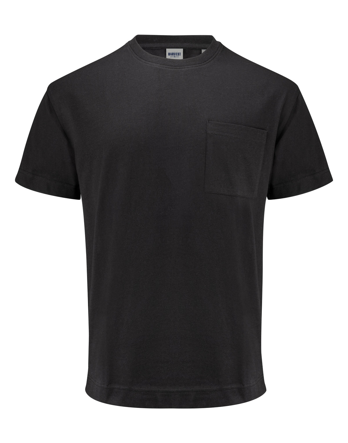HAR2134019 James Harvest Devons Relaxed Fit T-Shirt - Black - HAR2134019