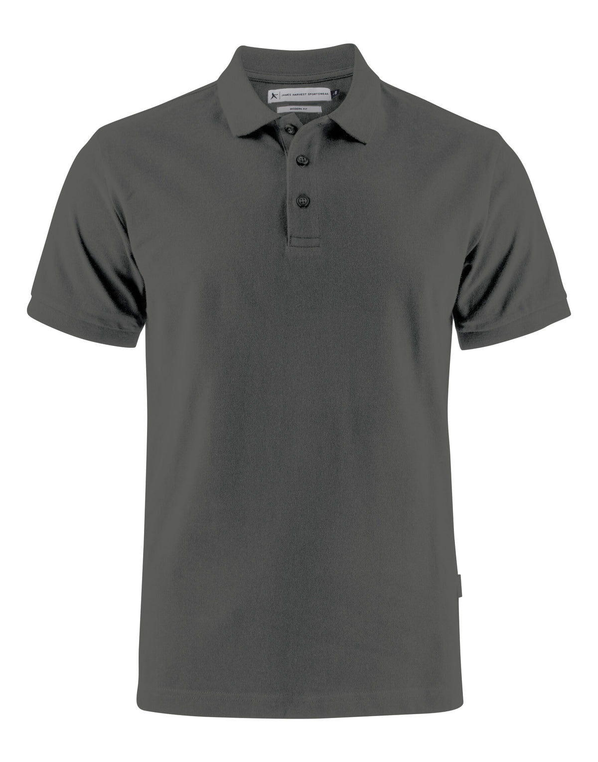 HAR2135032 James Harvest Neptune Modern Polo - Anthracite - HAR2135032