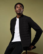 Kustom Kit Quilted Full Zip Sweatshirt