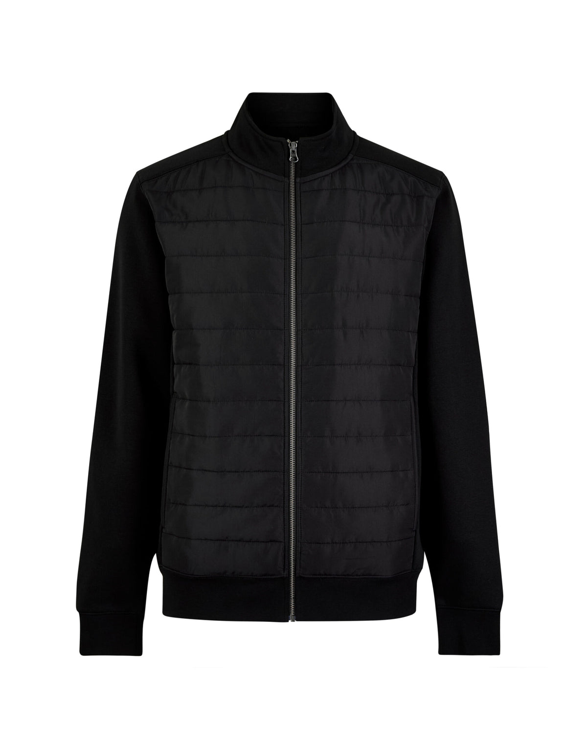 Kustom Kit Quilted Full Zip Sweatshirt