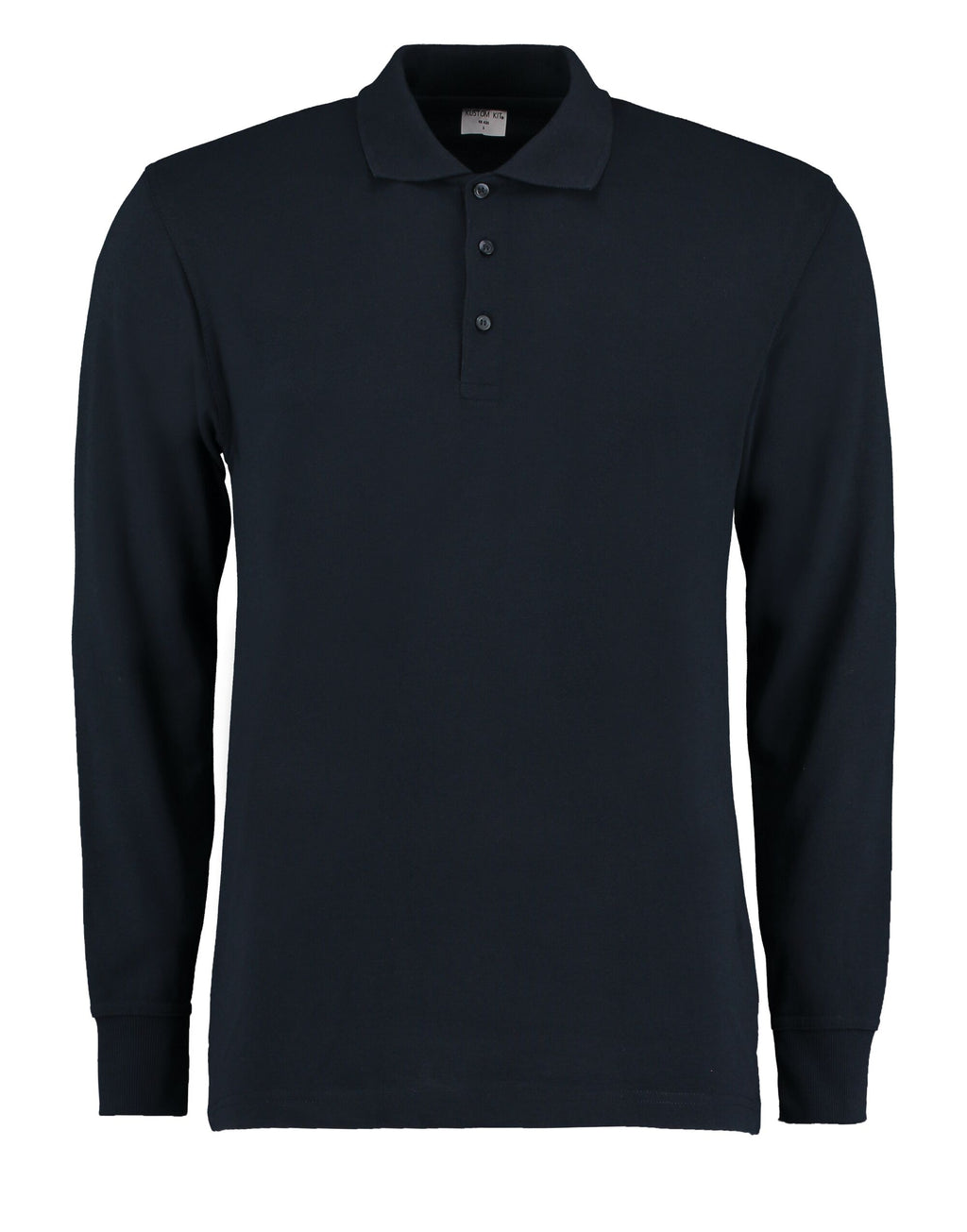 KK430 Kustom Kit Mens Pique L/S Polo Shirt - Navy - KK430