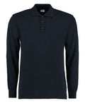 KK430 Kustom Kit Mens Pique L/S Polo Shirt - Navy - KK430
