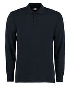 KK430 Kustom Kit Mens Pique L/S Polo Shirt - Navy - KK430