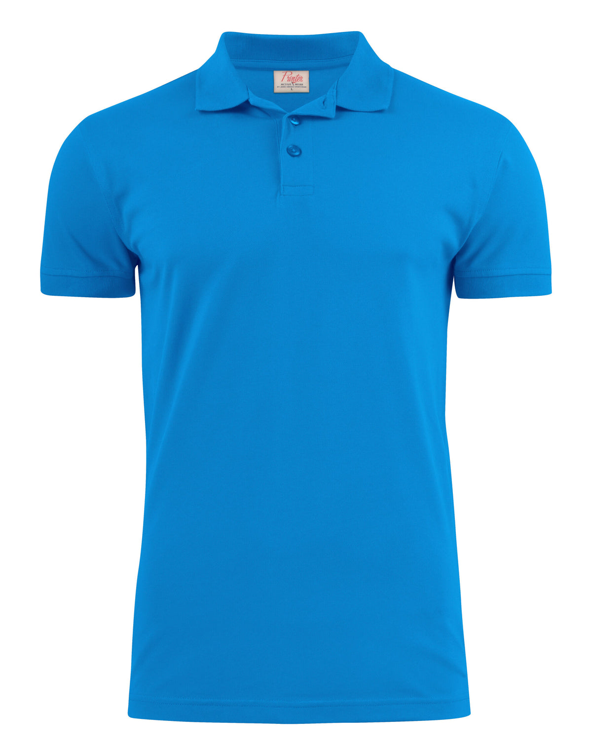PE2265020 Printer Mens Surf Stretch Polo - Ocean Blue - PE2265020